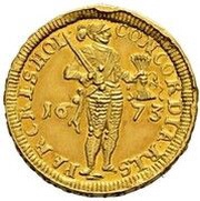 1 Ducat Amsterdam; piedfort of 4 ducat weight obverse image
