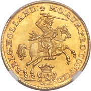 7 Gulden "½ Gold Rider" obverse image