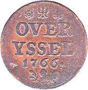 Duit Small bust of Willem V obverse image