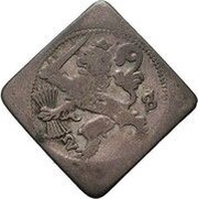2 Stuivers Klippe, Netherlands, 1619 reverse image