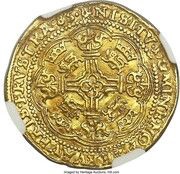¼ Rose Noble, Netherlands, 1585 reverse image