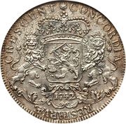 Ducaton "Silver Rider", Netherlands, 1720-1764 reverse image
