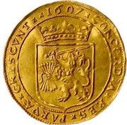 ½ Gold Rider, Netherlands, 1606-1610 reverse image