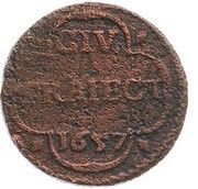 1 Duit, Netherlands, 1657-1659 reverse image