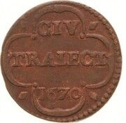 1 Duit, Netherlands, 1657-1687 reverse image