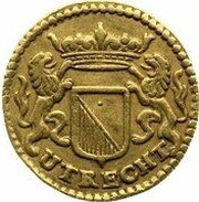1 Duit Gold obverse image