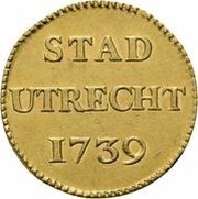 1 Duit Gold obverse image