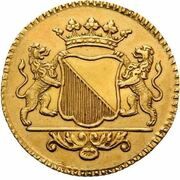 1 Duit Gold, Netherlands, 1740-1794 reverse image