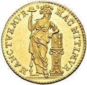 ¼ Gulden Pattern, Netherlands, 1759 reverse image