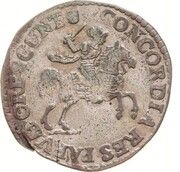 6 Stuivers "Rijderschelling", Netherlands, 1679-1691 reverse image