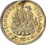 6 Stuivers gold, Netherlands, 1725-1739 reverse image