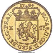 10 Stuivers gold obverse image