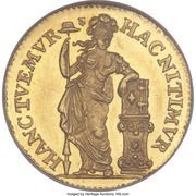 10 Stuivers gold, Netherlands, 1755-1794 reverse image