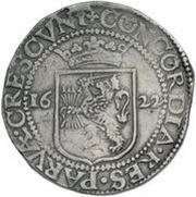 1 Daalder "Nederlandse Rijksdaalder", Netherlands, 1606-1688 reverse image