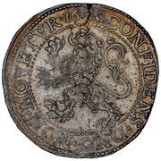 1 Daalder "Leeuwendaalder", Netherlands, 1641-1668 reverse image