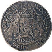 1 Ducaton "Silver Rider", Netherlands, 1709-1736 reverse image