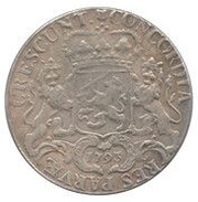 1 Ducaton "Silver Rider", Netherlands, 1739-1794 reverse image