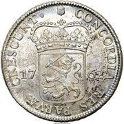 1 Silver Ducat Late type, Netherlands, 1739-1794 reverse image