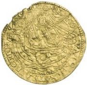 ½ Rose noble obverse image
