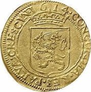 ½ Golden Rider, Netherlands, 1606-1644 reverse image