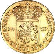 14 Gulden reverse image