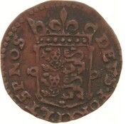 1 Duit, Netherlands, 1658 reverse image