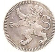 2 Stuivers without arrows, value obverse, Netherlands, 1673 reverse image