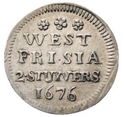 2 Stuivers BP obverse image