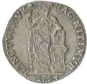 1 Gulden, Netherlands, 1760-1794 reverse image