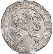 ½ Leeuwendaalder, Netherlands, 1589 reverse image