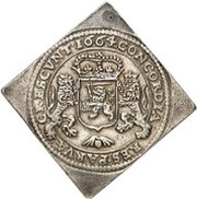 ½ Ducaton, Netherlands, 1664 reverse image