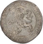 1 Daalder "Lion Daalder", Netherlands, 1616-1649 reverse image