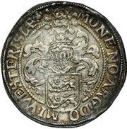 Rijksdaalder "Prinsendaalder", Netherlands, 1593-1601 reverse image