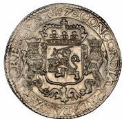 Ducaton "Silver Rider" piedfort of double weight, Netherlands, 1665-1670 reverse image