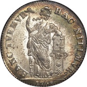 3 Gulden, Netherlands, 1714-1794 reverse image