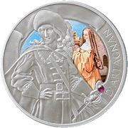 20 Roubles D'Artagnan, Belarus, 2009 reverse image