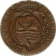 1 Duit, Netherlands, 1766-1792 reverse image