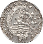 1 Duit, Netherlands, 1768-1788 reverse image