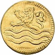 1 Stuiver Gold, Netherlands, 1726 reverse image