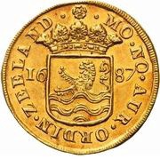Hoedjesschelling Gold, struck to multiple ducat weights) obverse image