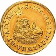 Hoedjesschelling Gold, struck to multiple ducat weights) reverse image