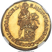 ⅛ Ducat Gold, struck to 1 gold ducat weight obverse image