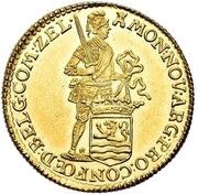 ¼ Ducat Gold, struck to 2.5 ducat weight obverse image