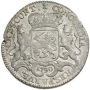 ½ Ducaton, Netherlands, 1766-1793 reverse image