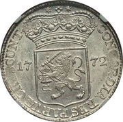 1 Silver Ducat Late type, Netherlands, 1757-1794 reverse image