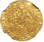 ½ Rose noble obverse image