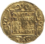 1 Ducat Early type, Netherlands, 1586-1659 reverse image