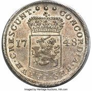 1 Ducat Piedfort, Netherlands, 1672-1777 reverse image