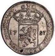 1 Ducat, Netherlands, 1757 reverse image