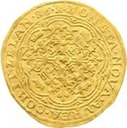 1 Rose noble, Netherlands, 1585 reverse image